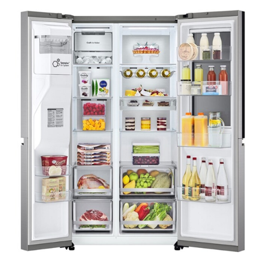 LG GCX-287TNSI 21Cft Side By Side Refrigerator