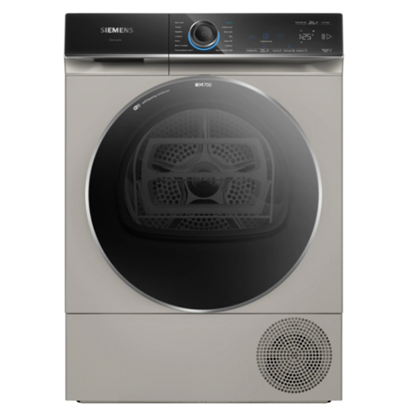 Siemens WQ45B2BXGC iQ700 9kg Silver inox Heat Pump Tumble Dryer