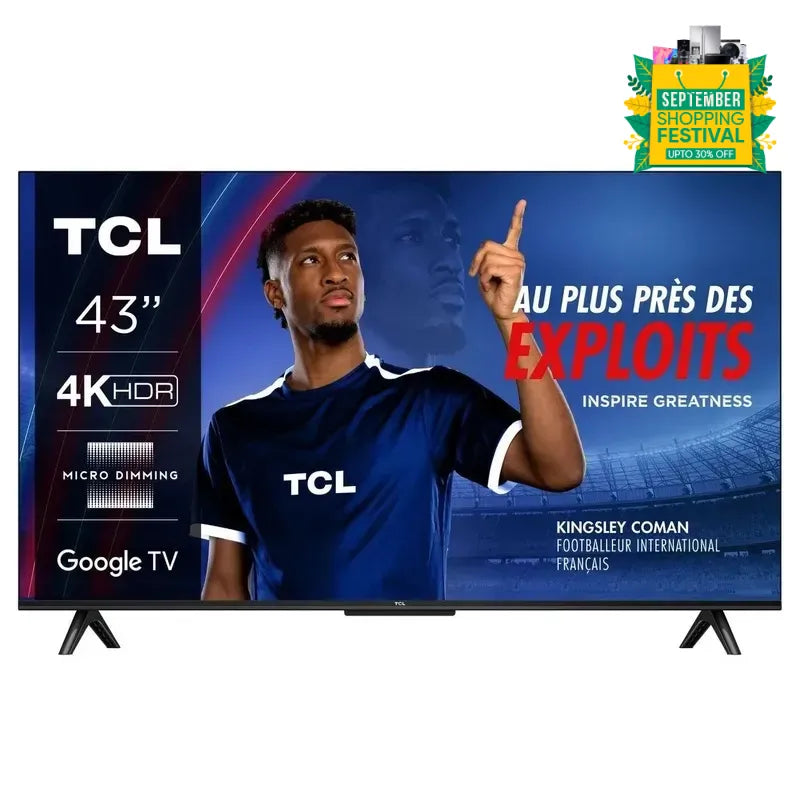 TCL 43 Inch 4K Smart LED TV 43P69B