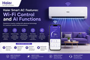 Haier Smart AC Features: Wi-Fi Control & AI Functions