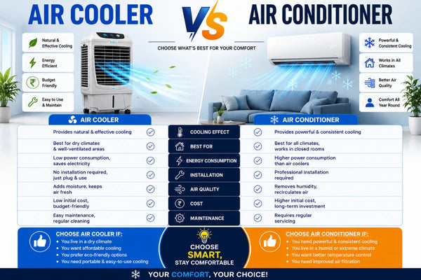 Air Cooler vs Air Conditioner