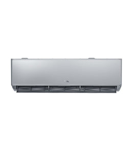 TCL TAC-18T5-Smart 1.5 Ton DC Inverter Air Conditioner in silver color, showing the front panel with a Wi-Fi symbol, indicating its connectivity feature.