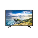 TCL 32 inches HD Ready LED television displaying a landscape image on the screen, with the stand positioned on a flat surface.