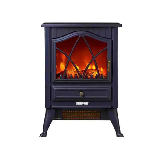 Geepas Real Log Flame Effect Electric Heater GRH28584