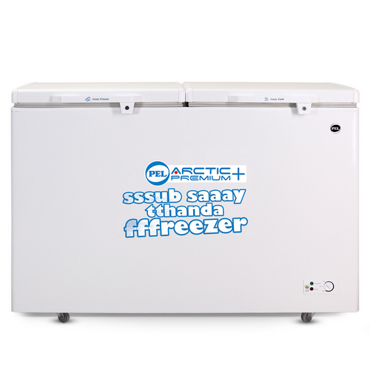 PEL 15 CFT Double Door Inverter Deep Freezer PDCT70-155 Arctic Crystal