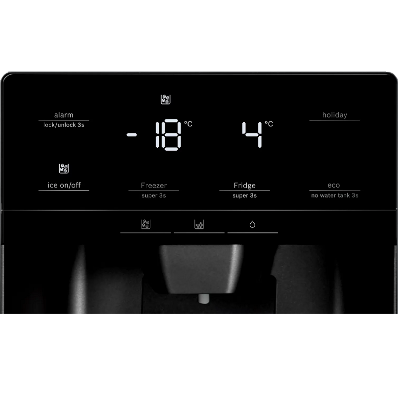 Bosch Series 4 American Side By Side Refrigerator KAI93VI30M 610L Silver (with anti-fingerprint)
