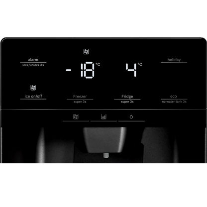 Bosch Series 4 American Side By Side Refrigerator KAI93VI30M 610L Silver (with anti-fingerprint)