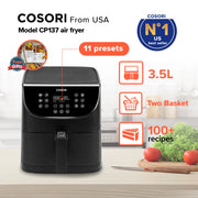 COSORI AIR FRYER 5.5L (Maroon) Description