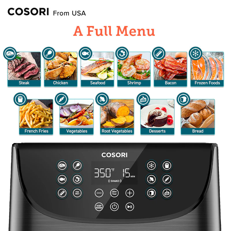 COSORI AIR FRYER 5.5L (Maroon)