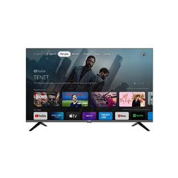 TCL 40 Inches 4K Smart LED TV displaying a variety of digital content on its screen with a black bezel around the frame.